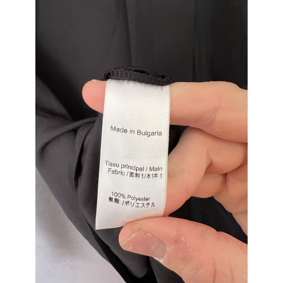 Louis Vuitton Size 34 • Uniforms Black Long Sleeve Button Down Blouse Shirt - Picture 6 of 8